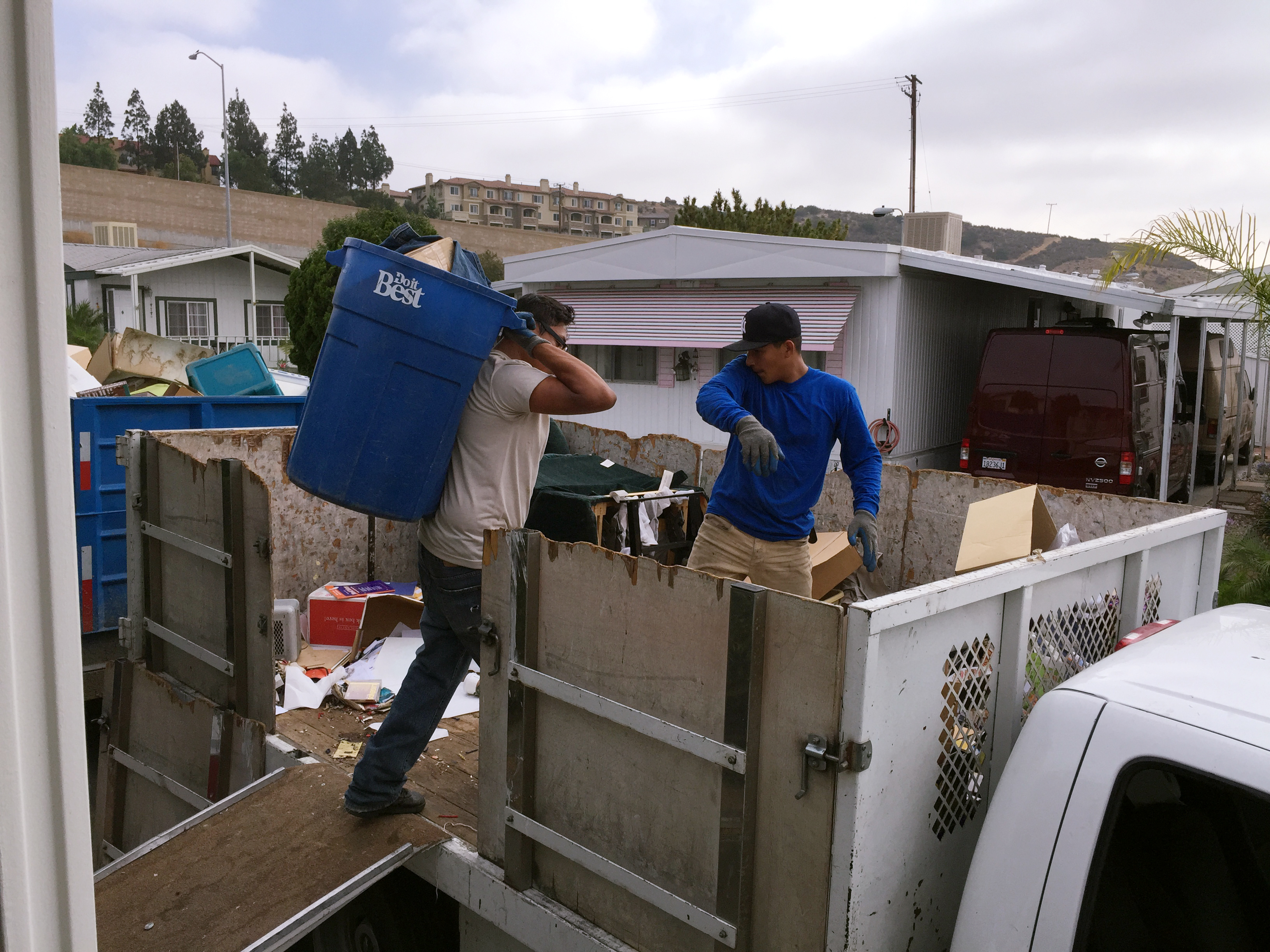 pool demolition debris removal